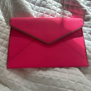Super Cute 🩷Hot Pink Rebecca Minkoff envelope clutch